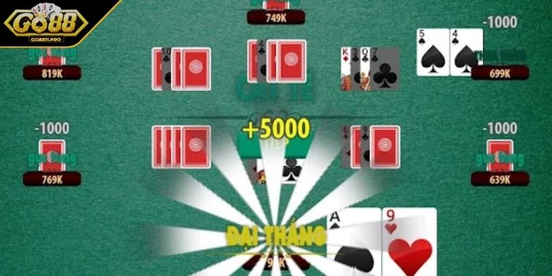 Cách đánh bài catte hiệu quả theo từng vòng