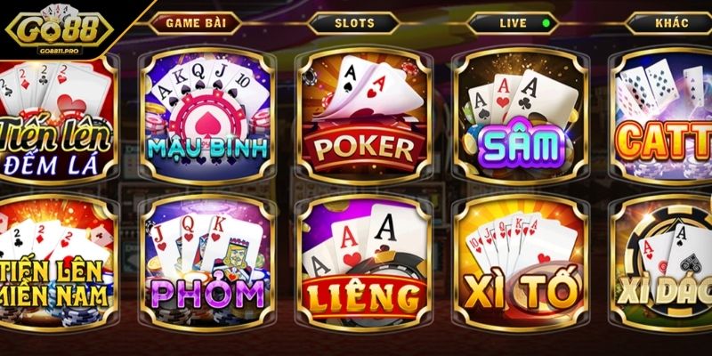 Khái quát về sản phẩm game bài tại nền tảng